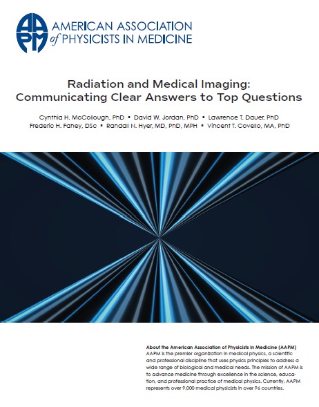 AAPM Radiation and medical imaging
