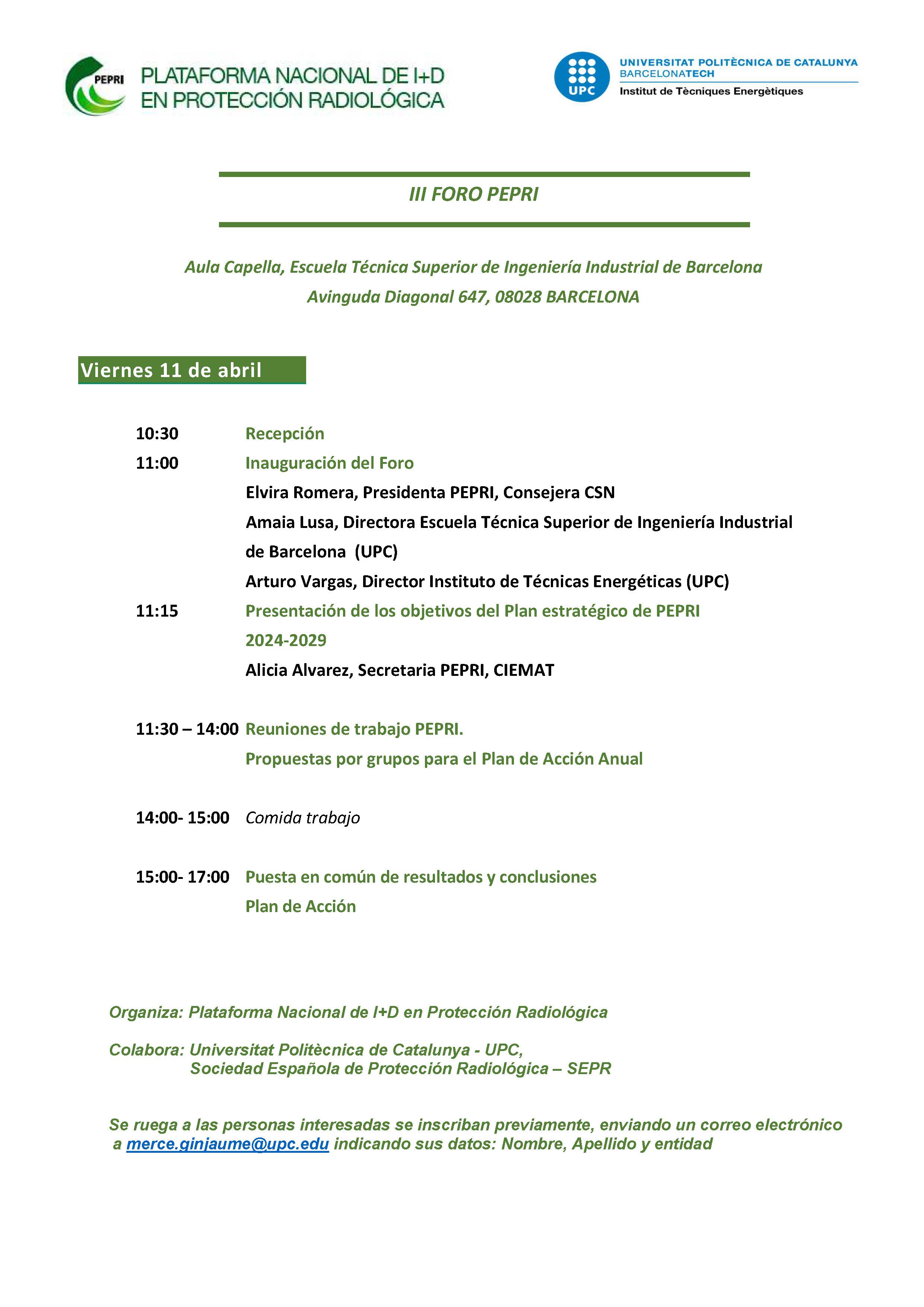 Agenda III Foro PEPRI