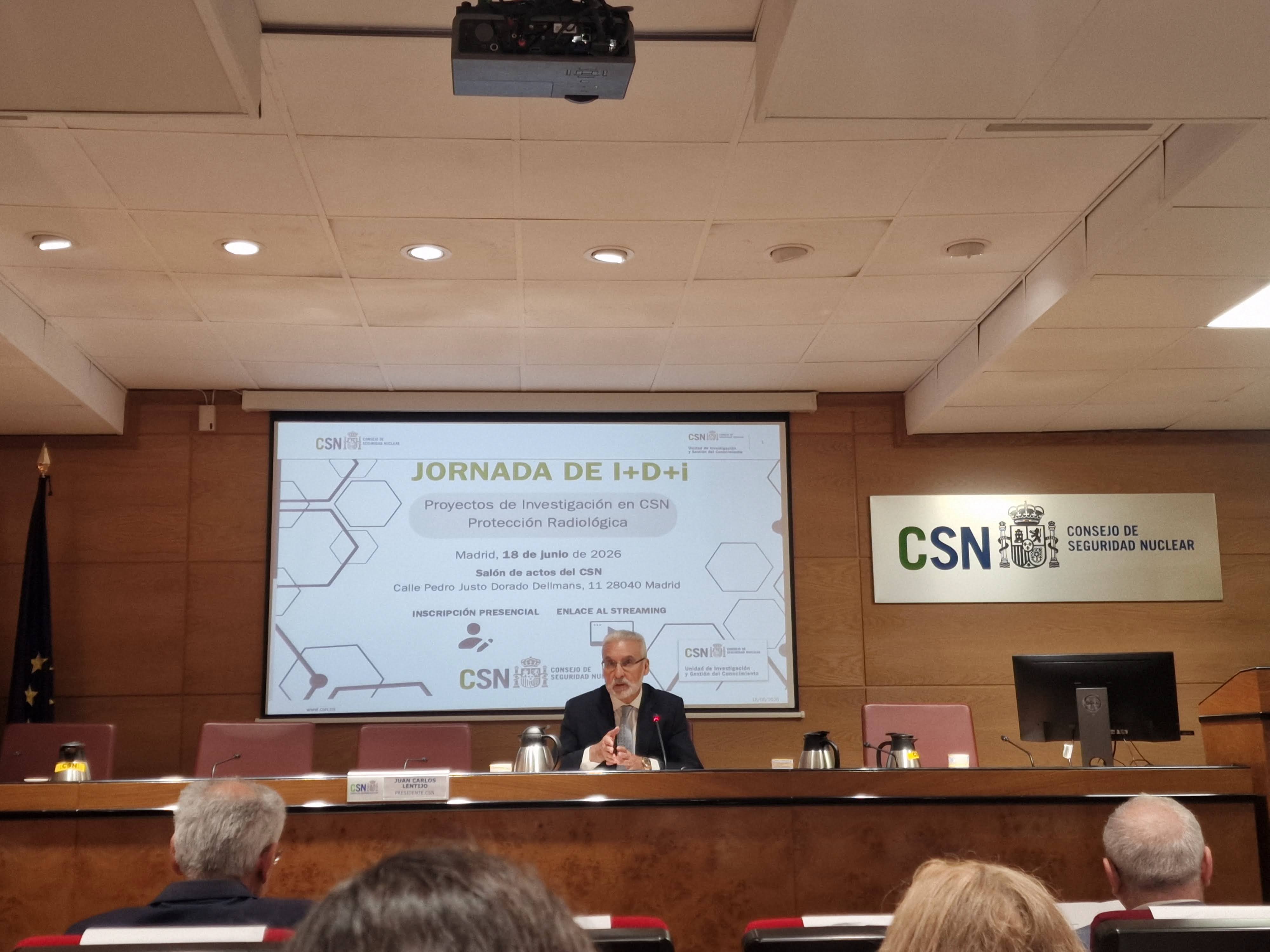 Juan Carlos Lentijo, presidente del CSN