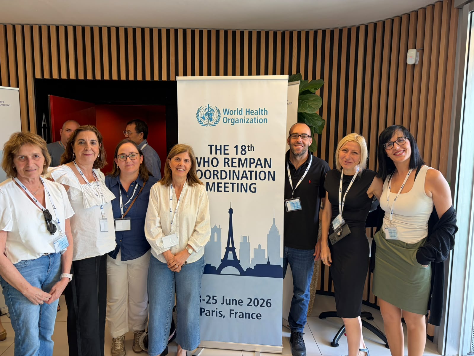 Representación española en WHO REMPAN-18 París 2026