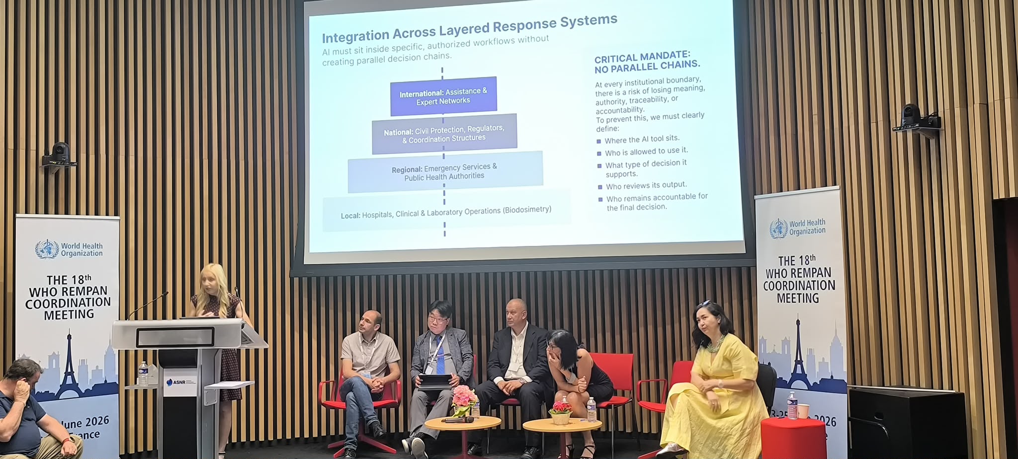 Begoña Sánchez Royo — Integration Across Layered Response, WHO REMPAN-18