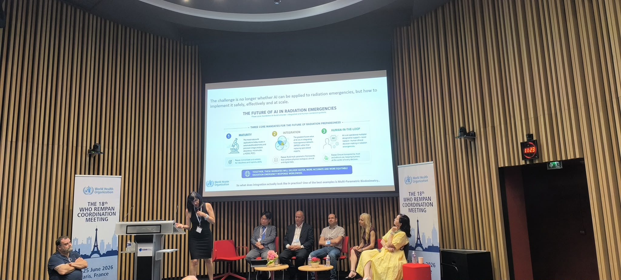 The Future of AI in Radiation Emergencies — Mesa redonda WHO REMPAN-18