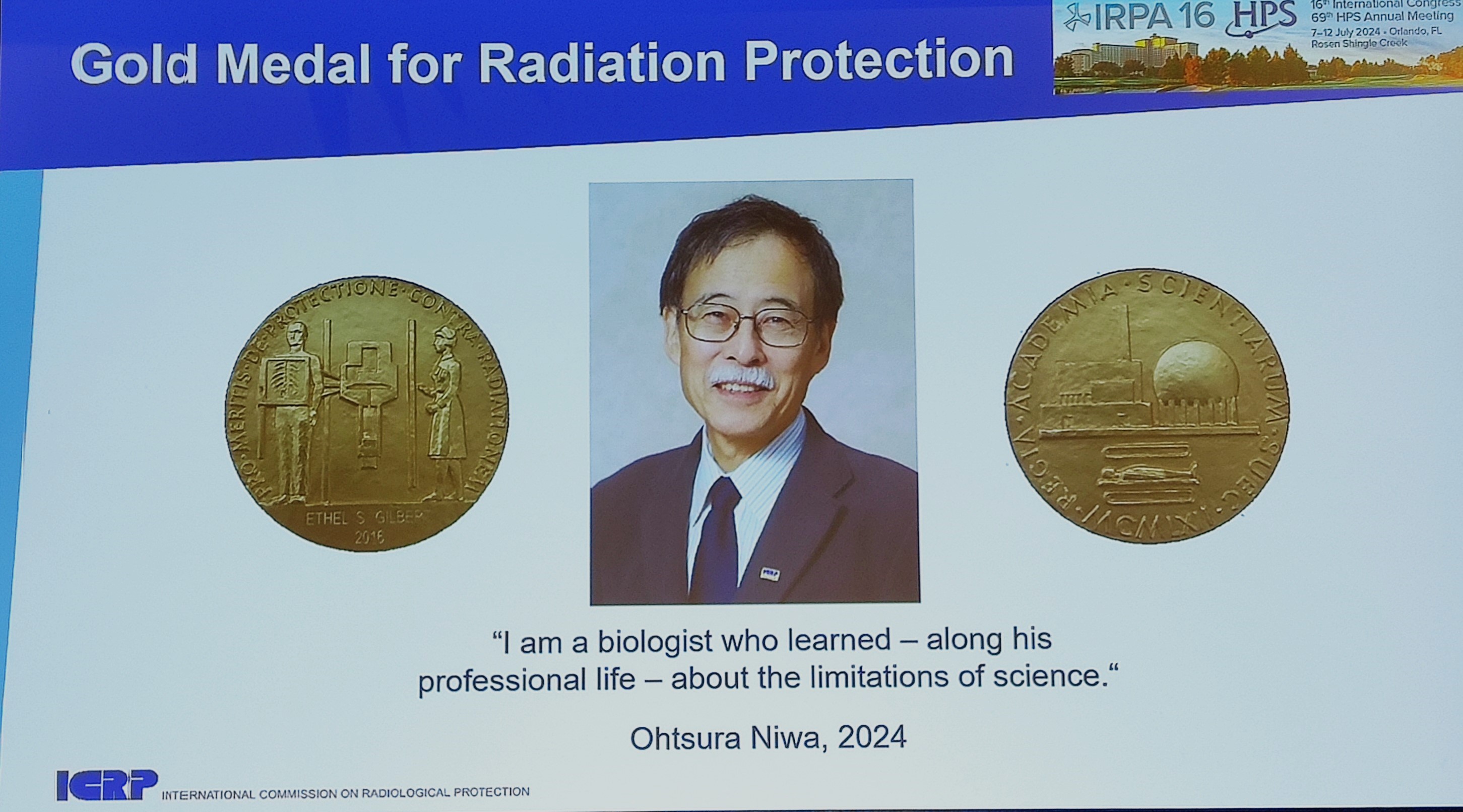 Niwa gold medal